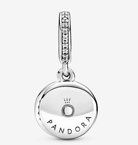 Pandora Sparkling Red Disc Double Dangle Charm - Fifth Avenue Jewellers