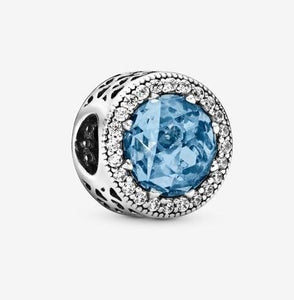 Pandora Sparkling Sky Blue Charm - Fifth Avenue Jewellers