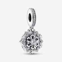 Load image into Gallery viewer, Pandora Sparkling Snowflake Double Dangle Charm - Fifth Avenue Jewellers
