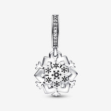 Load image into Gallery viewer, Pandora Sparkling Snowflake Double Dangle Charm - Fifth Avenue Jewellers
