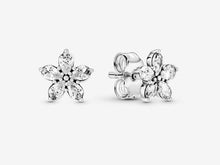 Load image into Gallery viewer, Pandora Sparkling Snowflake Stud Earrings - Fifth Avenue Jewellers

