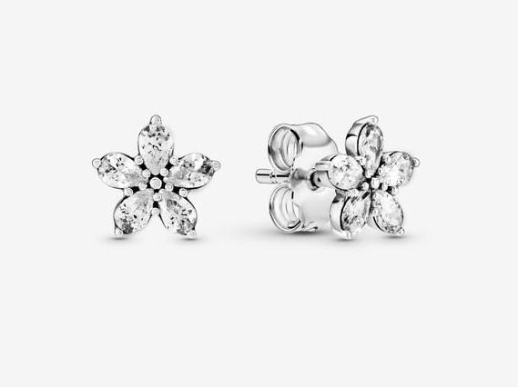 Pandora Sparkling Snowflake Stud Earrings - Fifth Avenue Jewellers