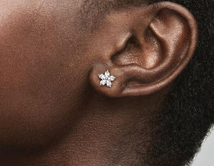 Pandora Sparkling Snowflake Stud Earrings - Fifth Avenue Jewellers