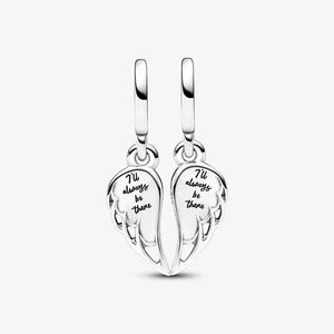 Pandora Sparkling Splitable Angel Wings Dangle Charm - Fifth Avenue Jewellers