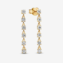 Load image into Gallery viewer, Pandora Sparkling Stones Drop Earrings - Fifth Avenue Jewellers
