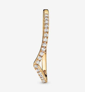 Pandora Sparkling Wishbone Ring - Fifth Avenue Jewellers
