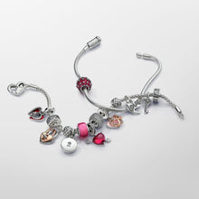 Load image into Gallery viewer, Pandora Splittable Heart &amp; Key Dangle Charm - Fifth Avenue Jewellers
