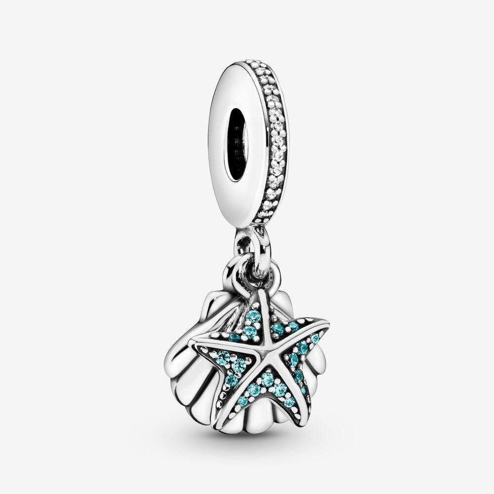 Pandora Starfish & Sea Shell Dangle Charm - Fifth Avenue Jewellers