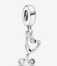 Load image into Gallery viewer, Pandora Stethoscope Heart Dangle Charm - Fifth Avenue Jewellers
