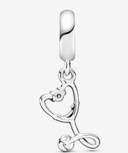 Load image into Gallery viewer, Pandora Stethoscope Heart Dangle Charm - Fifth Avenue Jewellers
