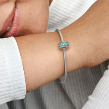 Load image into Gallery viewer, Pandora Teal Pavé Clip - Fifth Avenue Jewellers
