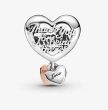Load image into Gallery viewer, Pandora Thank You Mum Heart Charm - Fifth Avenue Jewellers
