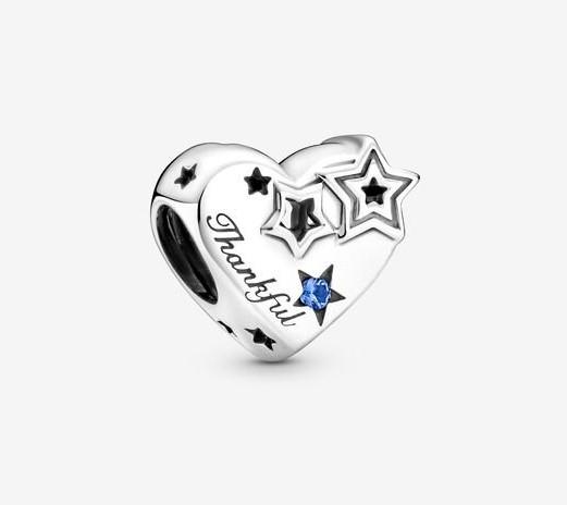 Pandora Thankful Heart & Stars Charm - Fifth Avenue Jewellers