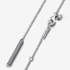 Pandora Timeless Pavé Prism Drop Necklace - Fifth Avenue Jewellers