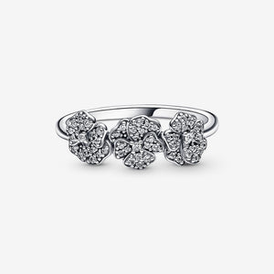 Pandora Triple Pansy Flower Ring - Fifth Avenue Jewellers