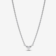 Load image into Gallery viewer, Pandora Triple Stone Heart Collier Necklace - Fifth Avenue Jewellers
