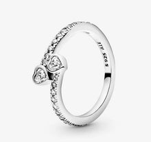 Load image into Gallery viewer, Pandora Two Sparkling Hearts Ring - Fifth Avenue Jewellers
