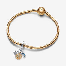 Load image into Gallery viewer, Pandora Two-tone Celestial Triple Dangle Charm - Fifth Avenue Jewellers
