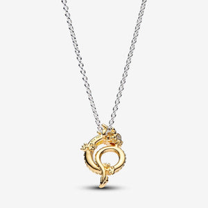 Pandora Two-tone Chinese Year of the Dragon Collier Necklace - Fifth Avenue Jewellers