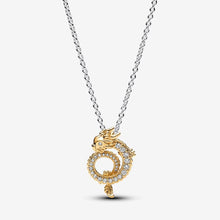 Load image into Gallery viewer, Pandora Two-tone Chinese Year of the Dragon Collier Necklace - Fifth Avenue Jewellers

