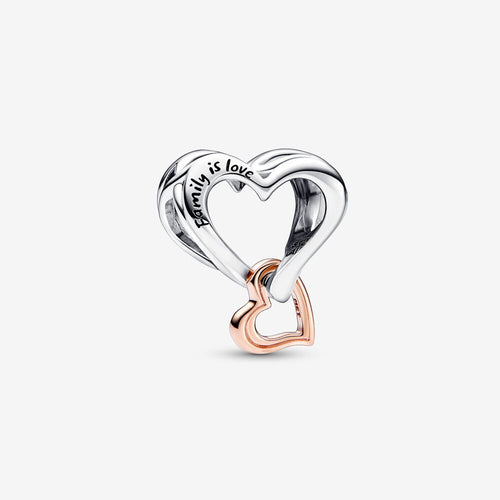 Pandora Two-tone Openwork Infinity Heart Charm - Fifth Avenue Jewellers