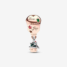 Load image into Gallery viewer, Pandora Two-tone Santa Claus in Hot Air Balloon Charm - Fifth Avenue Jewellers
