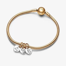 Load image into Gallery viewer, Pandora Two-tone Splittable Friendship Triple Dangle Charm - Fifth Avenue Jewellers
