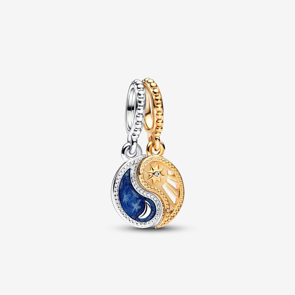 Pandora Two-tone Splittable Sun & Moon Dangle Charm - Fifth Avenue Jewellers