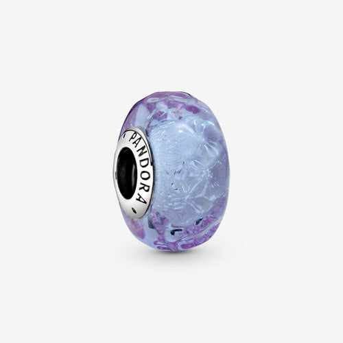 Pandora Wavy Lavender Murano Glass Charm - Fifth Avenue Jewellers