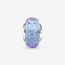 Load image into Gallery viewer, Pandora Wavy Lavender Murano Glass Charm - Fifth Avenue Jewellers
