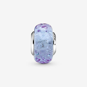 Pandora Wavy Lavender Murano Glass Charm - Fifth Avenue Jewellers