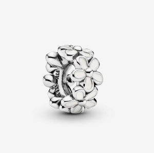 Pandora White Daisy Flower Spacer Charm - Fifth Avenue Jewellers