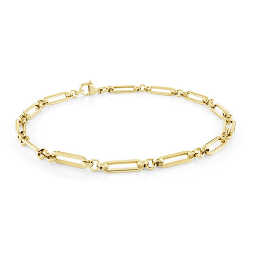 Paperclip & Rollo Link Chain Bracelet - Fifth Avenue Jewellers