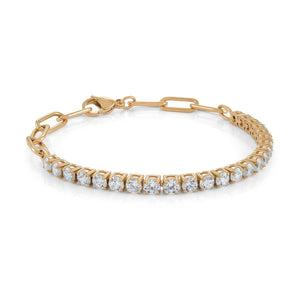 Paperclip Tennis Bracelet - Fifth Avenue Jewellers