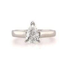 Load image into Gallery viewer, Pear Shaped Diamond Solitaire Ring - Fifth Avenue Jewellers
