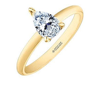 Load image into Gallery viewer, Pear Shaped Siamond Solitiare Ring - Fifth Avenue Jewellers

