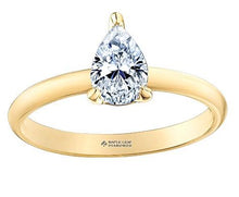 Load image into Gallery viewer, Pear Shaped Siamond Solitiare Ring - Fifth Avenue Jewellers
