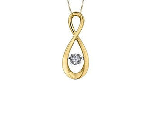 Pulse Diamond Infinity Pendant Necklace - Fifth Avenue Jewellers