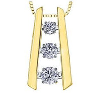 Load image into Gallery viewer, Pulse Diamond Ladder Pendant - Fifth Avenue Jewellers
