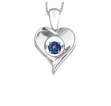 Load image into Gallery viewer, Pulse Heart Birthstone Necklace - Fifth Avenue Jewellers
