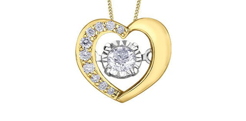 Pulse Heart Pendant With Diamond Accents - Fifth Avenue Jewellers