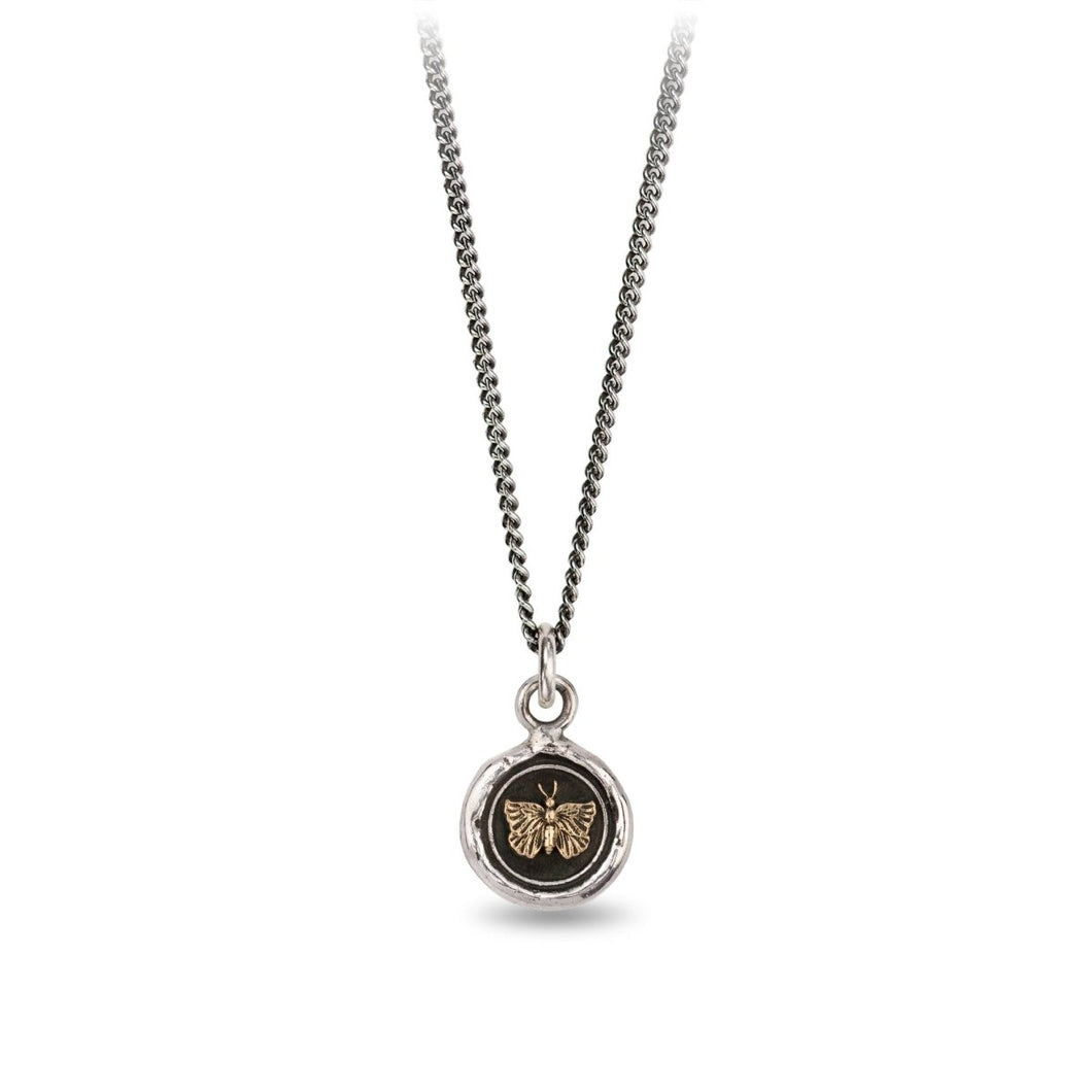 Pyrrha Butterfly 14K Gold on Silver Talisman Necklace - Fifth Avenue Jewellers