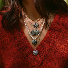 Load image into Gallery viewer, Pyrrha Daisy Large Puffed Heart Talisman Necklace - Fifth Avenue Jewellers
