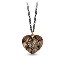 Load image into Gallery viewer, Pyrrha Daisy Large Puffed Heart Talisman Necklace - Fifth Avenue Jewellers
