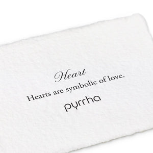 Pyrrha Heart Symbol Charm Ring - Fifth Avenue Jewellers