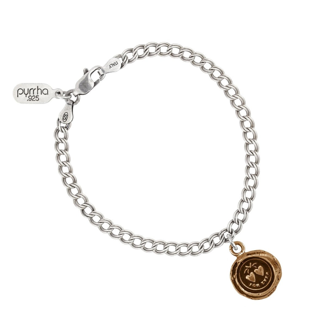 Pyrrha Hearts Talisman Chain Bracelet - Fifth Avenue Jewellers
