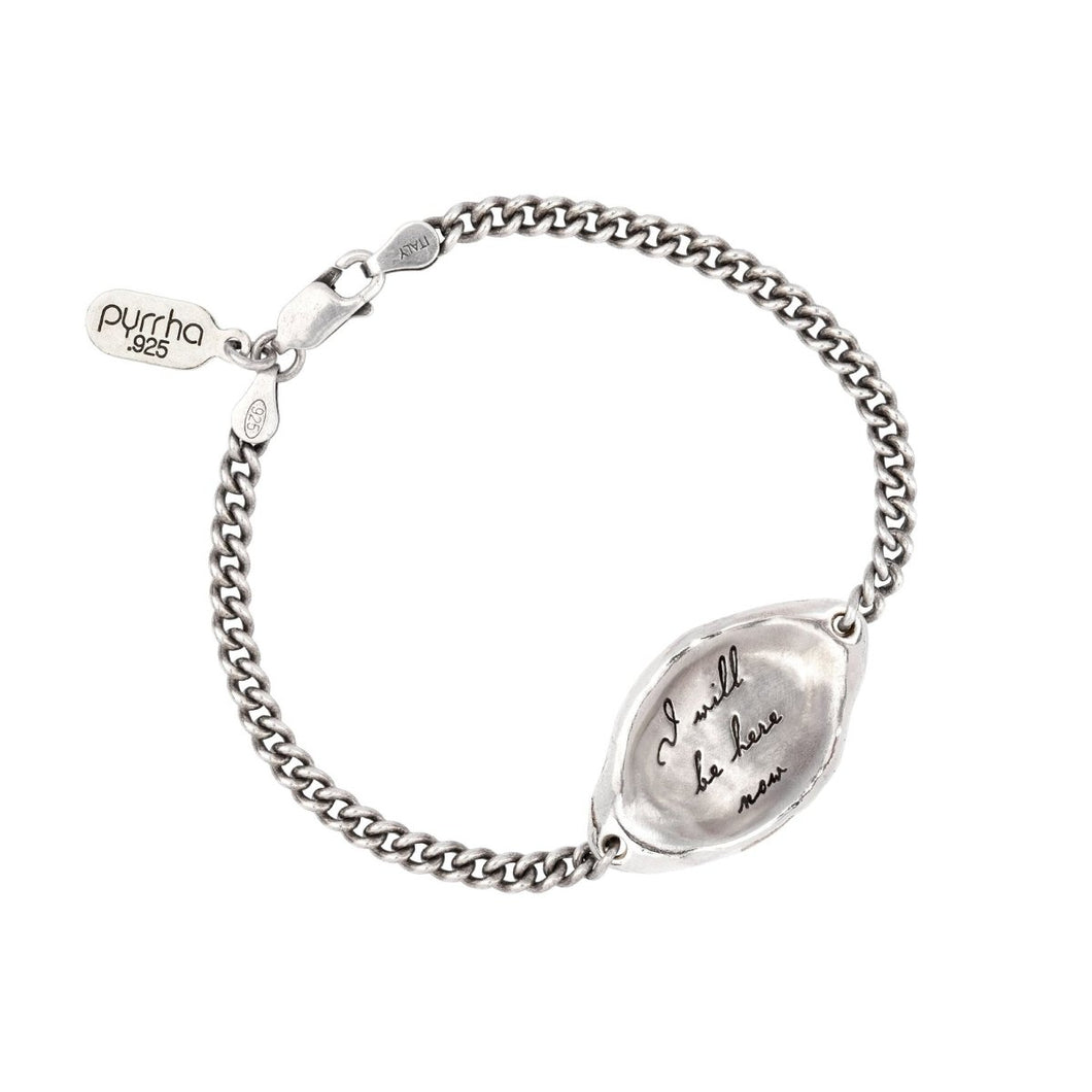 Pyrrha I Will Be Here Now Affirmation Chain Bracelet - Fifth Avenue Jewellers