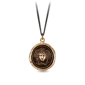 Pyrrha Medusa Talisman Necklace - Fifth Avenue Jewellers