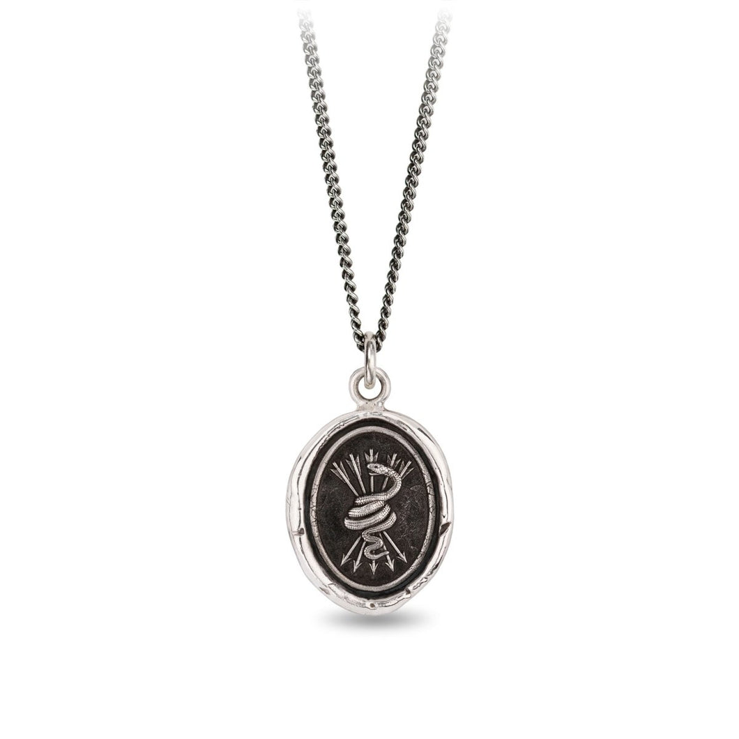 Pyrrha Snake & Arrows Talisman Necklace - Fifth Avenue Jewellers