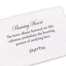 Load image into Gallery viewer, Pyrrha Talisman Flaming Heart - Fifth Avenue Jewellers
